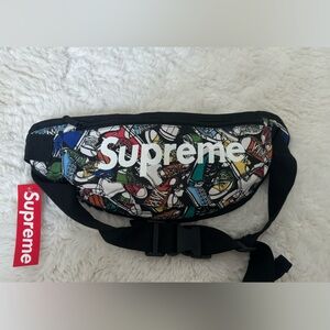 Supreme Colorful Graphic Belt Bag
